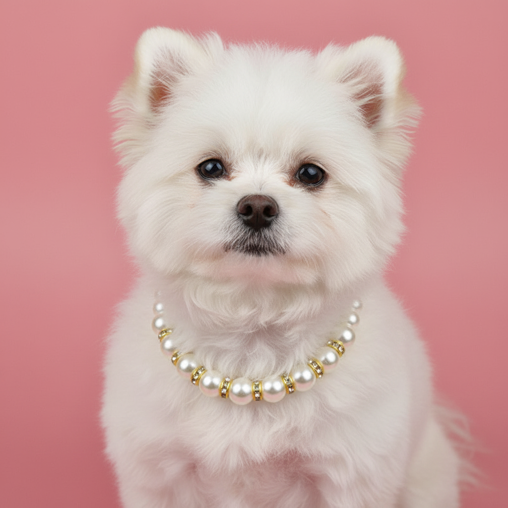 Pearl Teddy Necklace